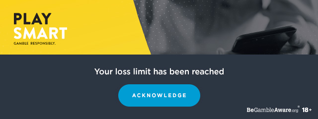 Responsible Gambling Loss Limit Screen